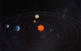 206 opengl绘制太阳系：地球、太阳等