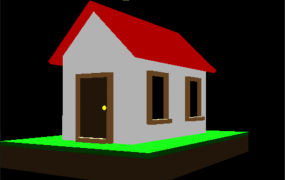 209 opengl绘制简单的房子